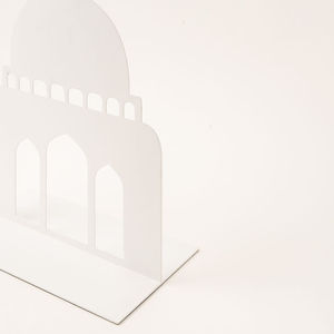 Soporte decorativo de metal para mesa de mezquita, decoración islámica para el hogar, decoración para Ramadán y Eid, adorno para escritorio de sala de oración musulmana, decoración moderna para el hogar. - Product Image 5