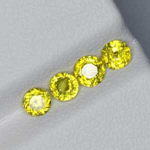 ไททาไนต์ทรงกลมธรรมชาติ 4 ชิ้น พลอยหลวมหายาก สีเขียวเหลือง สำหรับทำเครื่องประดับ ขายส่ง - Product Image 6