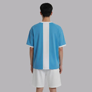 Conjuntos de Dos Piezas de Camisetas y Pantalones Cortos Extra Grandes y Transpirables para Hombre, Estilo Urbano de Verano de Peso Medio - Product Image 6