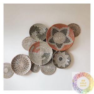 Platos Decorativos de Pared de Seagrass Tejidos a Mano al por Mayor, Set de Cestas de Ratán Natural, Arte Boho para el Hogar, para Importadores, Minoristas y Proveedores de Decoración - Product Image 2