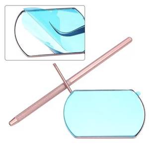 Eyelash Extension <b>Mirror</b> Tools Set 5Pcs Colorful Handle <b>Makeup</b> <b>Mirror</b> Tweezers For Eye <b>Makeup</b> - Product Image 5