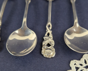 Cubiertos de Acero Inoxidable, Cuchillos, Tenedores y Cucharas, Serie Royal Court, Juego de Cubiertos de Lujo para Boda, 6 Piezas, Acabado Espejo - Product Image 3