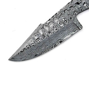 Lame vierge en acier Damas, faite à la main, à motif, matériau de fabrication sur mesure, lame vierge en acier Damas de qualité supérieure - Product Image 4
