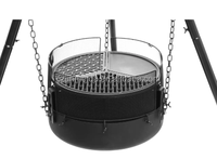 Vente chaude Suspendu Barbecue Trépied Pliable Fire Pit Charcoal Bbq Grill Pour Jardin