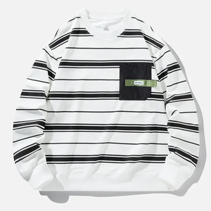 Sweat-shirt unisexe oversize en molleton uni de haute qualité pour homme, coupe carrée, épaules tombantes, avec poche, style streetwear, hiver, teinture unie - Product Image 1