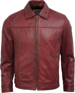 <b>Men</b> Genuine <b>Leather</b> Turn Down Collar Waterproof Windproof Eco-Friendly Streetwear Motorbike <b>Jackets</b> with Low MOQ - Product Image 3