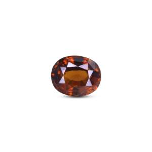 Exquisite Oval Cut Hessonite Gomed 6.5 Carat Natural Loose Gemstone for Fine Jewelry - Product Image 1
