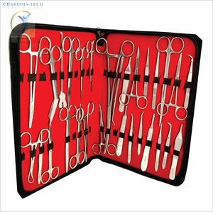 ชุดเครื่องมือผ่าตัดสัตว์ CHC ทำจากสแตนเลสสตีล ใช้ซ้ำได้ ได้รับการรับรองมาตรฐาน CE ระดับ I สำหรับสัตว์ขนาดเล็ก - Product Image 4