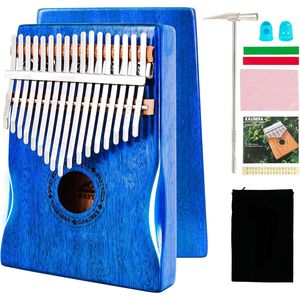 Kalimba Portatile a 17 Tasti con Custodia Protettiva Impermeabile - Regalo per Adulti, Principianti e Insegnanti - Tamburo a Mano - Product Image 3