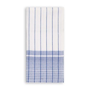 Essuie-tout de cuisine à rayures teintes, 100% coton, super absorbant, rayures blanches et bleues, chiffon de nettoyage - Product Image 2