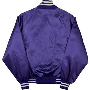 Chaqueta Universitaria de Satén Personalizada al por Mayor para Hombre, Talla Grande, Estilo Béisbol, Bordada, para Uso en Exteriores - Product Image 2
