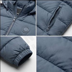 Nueva chaqueta acolchada de invierno con estampado personalizado a la moda informal, ligera, Unisex, estilo de motociclista, impermeable, transpirable, con logotipo frontal - Product Image 4