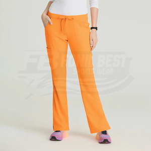 Blouse d'hôpital pour femmes, manches longues, tricotée en coton et polyester, design personnalisé - Product Image 2
