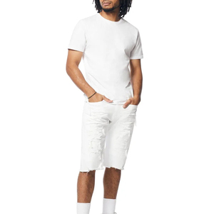Manufacturer Custom Logo Printing Street Style <b>Men's</b> Shorts Wholesale Rate with Customization Denim Shorts for <b>Men</b> - Product Image 3