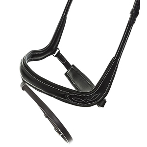 Wholesale Horse Riding Anatomically Shaped Premium Horse Bridle Headstall Contrast Stitching Equine Products Horse Halter Bridle - Product Image 6