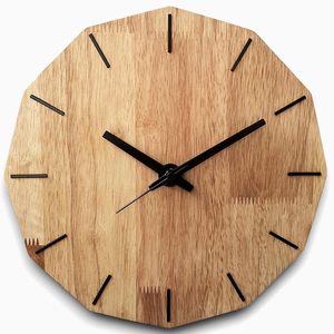 100% Natural Wooden Handmade Modern Durable Wall <b>Clock</b> Cheap Price Elegant Home Decor Living Room <b>Bedroom</b> Office Premium Wooden - Product Image 2