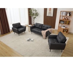 <b>SOFA</b> LOUNGE SET Scandinavian from Vietnam Sectional <b>Sofa</b> style High Density <b>Sponge</b> Pillow Back Metal/Wood Cotton Blend - Product Image 4