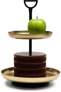 ฐานวางเค้กโลหะเคลือบทองช่วยเพิ่มความสวยงามให้กับเค้กทุกชนิด แม้แต่เค้กแบบเรียบง่ายก็กลายเป็นผลงานศิลปะที่งดงาม - Product Image 5