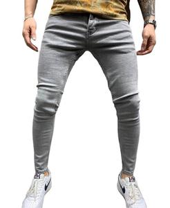 Pantalon en jean en coton pour homme, classique, respirant, pour le travail, prix abordable, collection 2025, vente chaude, OEM - Product Image 1