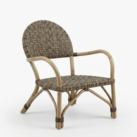 Chaise de salle à manger d'extérieur moderne en rotin naturel tressé, écologique, pour parc, chambre, décoration, art pur