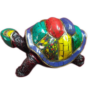 Nouvelle Arrivée : Sculpture de Tortue en Résine à Thème Bouddhiste pour le Nouvel An - Décoration Délicata - Product Image 1