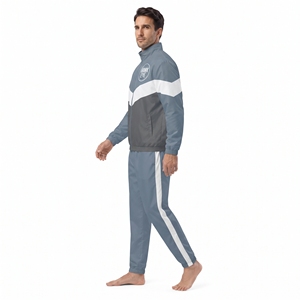 Ensemble de survêtement d'été en nylon personnalisé pour homme, veste coupe-vent et short - Product Image 2