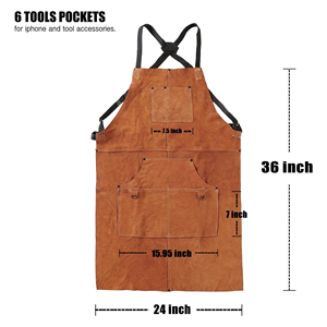 Heavy Duty Mechanic <b>Apron</b> With Pockets Industrial Workwear High Quality Wholesale ODM Factory 2026 - Product Image 3