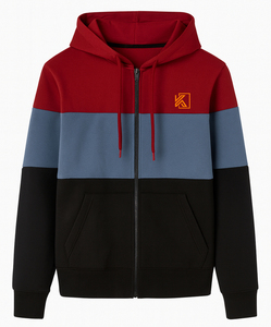 Fabricante OEM de Sudaderas con Cremallera para Hombre, Sudadera de Algodón Personalizada con Cremallera Completa, Pedidos al por Mayor para Compradores B2B Globales - Product Image 1