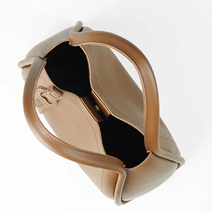 Bolso Hobo Clásico de Cuero Genuino para Mujer, Gran Capacidad, Parte Superior Abierta, Dos Asas, Color Marrón, Uso Diario - Product Image 5