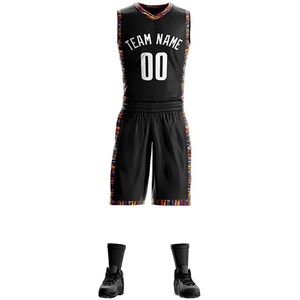 Ensemble Maillot et Short de Basketball Sublimé Personnalisé pour Hommes – Uniforme d'Équipe Sans Manches OEM ODM en Gros - Product Image 3