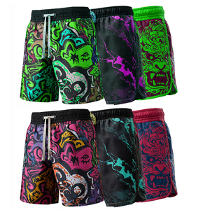 OEM Drawstring Waist MMA Shorts Men Fighter Shorts Men's Kick Boxing Fighting Shorts Martial Arts Wear High Quality MMA Short - Product Image 1