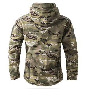 Vestes tactiques d'extérieur pour le camping, la randonnée, la chasse, la pêche, l'escalade, veste cargo tactique pour homme, polaire d'hiver Sharkskin avec OEM - Product Image 3