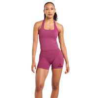 Shorts de sport pour femmes personnalisés, taille haute, pour yoga, gym, course à pied, cyclisme, fitness, vêtements de sport compressifs, OEM ODM
