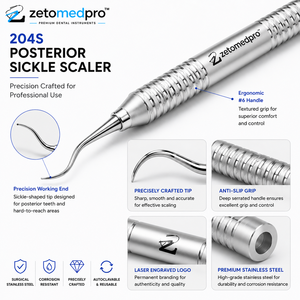 Zetomed Pro อุปกรณ์ขูดหินปูนทำจากสเตนเลสสตีล204SD สำหรับทันตกรรมระดับพรีเมี่ยม - Product Image 3