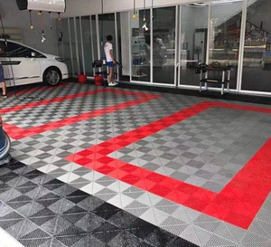 Carreaux de sol de garage en plastique à emboîtement bon marché - Product Image 4