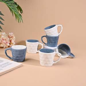 Stormy <b>Slate</b> Blue Ceramic Infusion Cup Set of 6 - Product Image 5