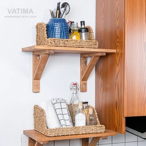 Seagrass <b>Basket</b> Open-Front for Kitchen Handmade <b>Storage</b> <b>Basket</b> Wholesale eco-friendly Made in Viet Nam - Product Image 4