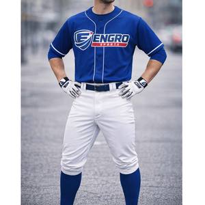 Maillots et pantalons de baseball en polyester, design personnalisé, uniforme d'équipe de softball et de baseball, ensembles complets de maillots et pantalons de baseball - Product Image 6