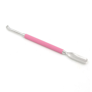 Empujador de cutículas fabricado con acero resistente, perfecto para la rutina de manicura, ayuda a eliminar el exceso de cutícula y limpiar las uñas. - Product Image 1
