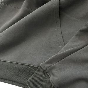 Sweat-shirt à capuche délavé pour hommes modernes, conçu pour les tenues décontractées, les looks urbains élégants et le port quotidien, grande taille - Product Image 4