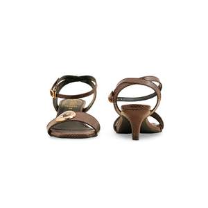 Sandalia de tacón marrón formal FR5443 - Product Image 2