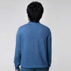 Smooth Fabric Long Sleeve Warm <b>Neck</b> Casual <b>Top</b> with Modern Simple Appearance Men <b>Turtle</b> <b>Neck</b> Shirt - Product Image 2