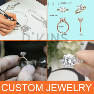 เพชร D'vins Jewels ขนาด 1.0 กะรัต 1.5 กะรัต 2.0 กะรัต รูปทรงวงรี เพชรเพาะเลี้ยงในห้องปฏิบัติการ HPHT CVD สำหรับขายส่งเพื่อการผลิตเครื่องประดับ - Product Image 5