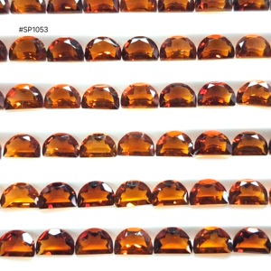 Premium Citrine Madeira Ex4 Gemstones Set <b>D</b> Shape 6x4mm Matching Loose Stones With Orange Golden Appearance For Jewelry Craft - Product Image 2