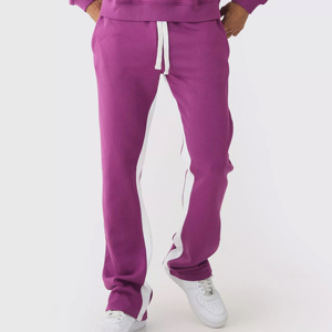 Custom Premium Quality Winter Streetwear Men's Tracksuit with 100% Cotton Fleece Boxy Fit Joggers & Baggy Sportswear - Product Image 2