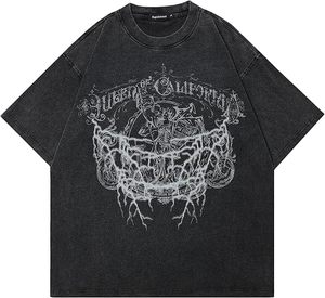 T-shirt Homme Oversize Boxy en Coton 100% Personnalisé de Haute Qualité, Imprimé DTG, Effet Délavé Acide, Grammage Lourd, Style Vieilli - Product Image 1