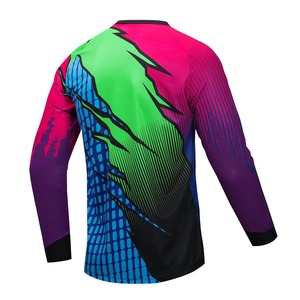 Maillots de Ciclismo de Manga Larga 100% Poliéster para Motocross, Carreras de Motocicletas, MTB, Descenso DH, Nombre del Equipo OEM - Product Image 2