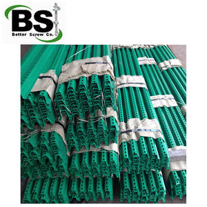 Poste de señalización en forma de U <span class=keywords><strong>para</strong></span> aeropuerto con orificios perforados y color opcional - Product Image 4