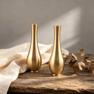Vase décoratif en fer forgé, fait main, porte-fleurs de qualité supérieure, durable, léger, résistant à la rouille, moderne, pour la maison, le bureau, l'hôtel - Product Image 5