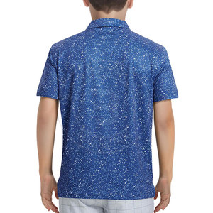 Polo de golf décontracté et élégant pour jeunes, en tissu extensible doux de qualité supérieure, offrant un confort durable pour l'extérieur - Product Image 2